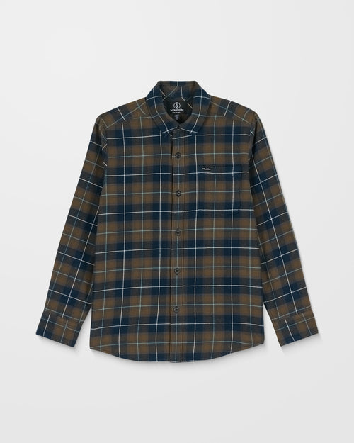 Camisa Caden Plaid - Navy - (NIÑOS)