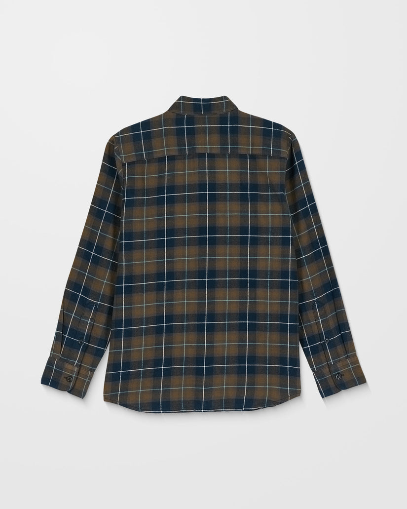 Camisa Caden Plaid - Navy - (NIÑOS)
