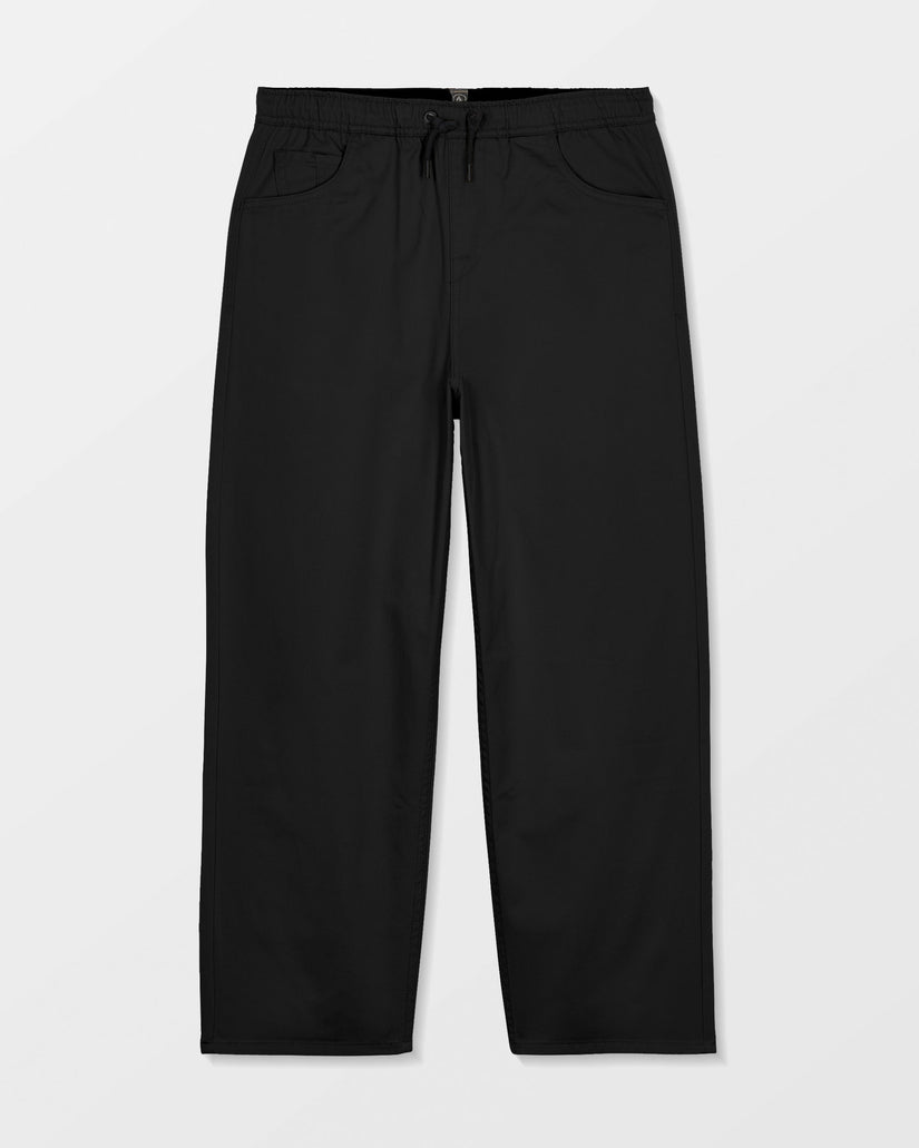 Pantalón con cintura elástica Freazy - Black - (NIÑOS)