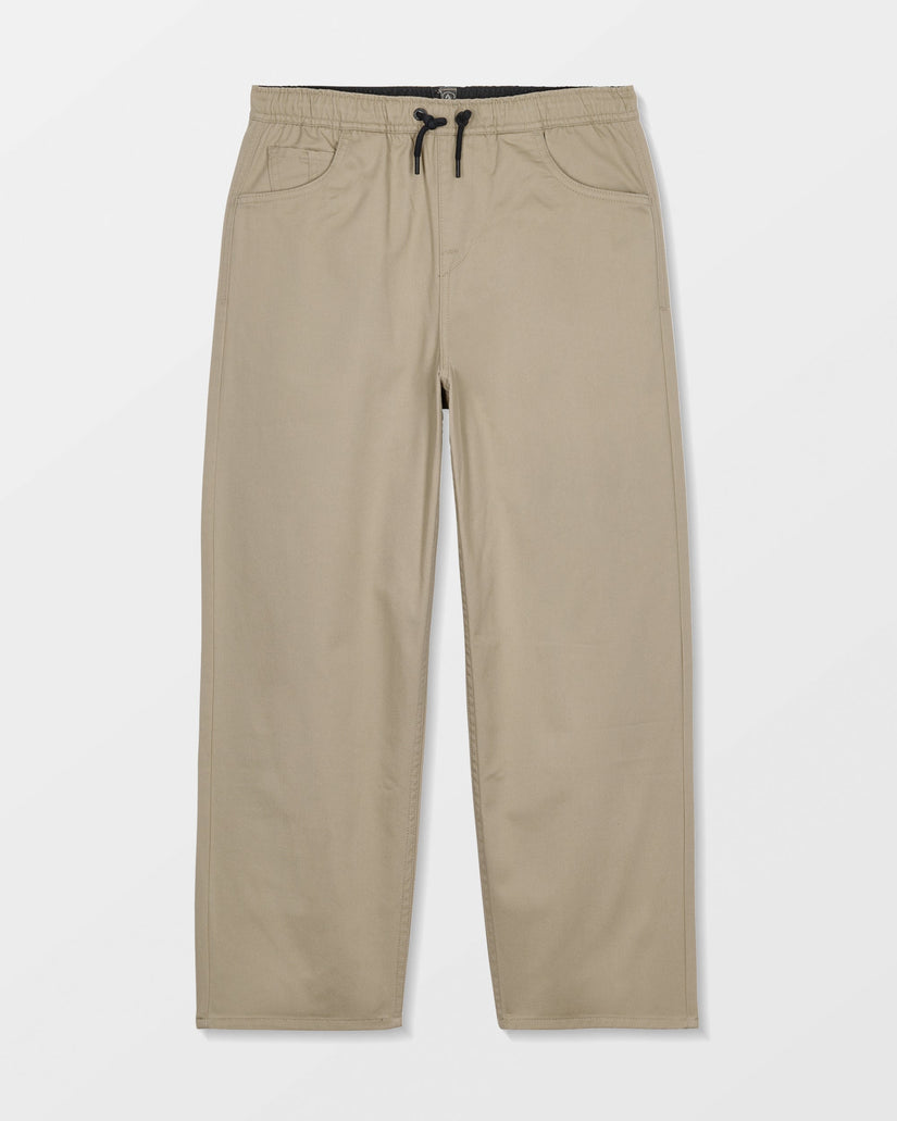 Pantalón con cintura elástica Freazy - Khaki - (NIÑOS)