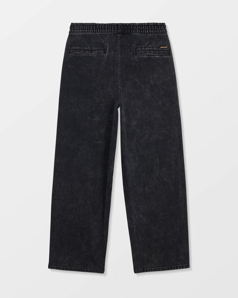 Pantalón vaquero con cintura elástica Freazy Loose - Blackity Black - (NIÑOS)