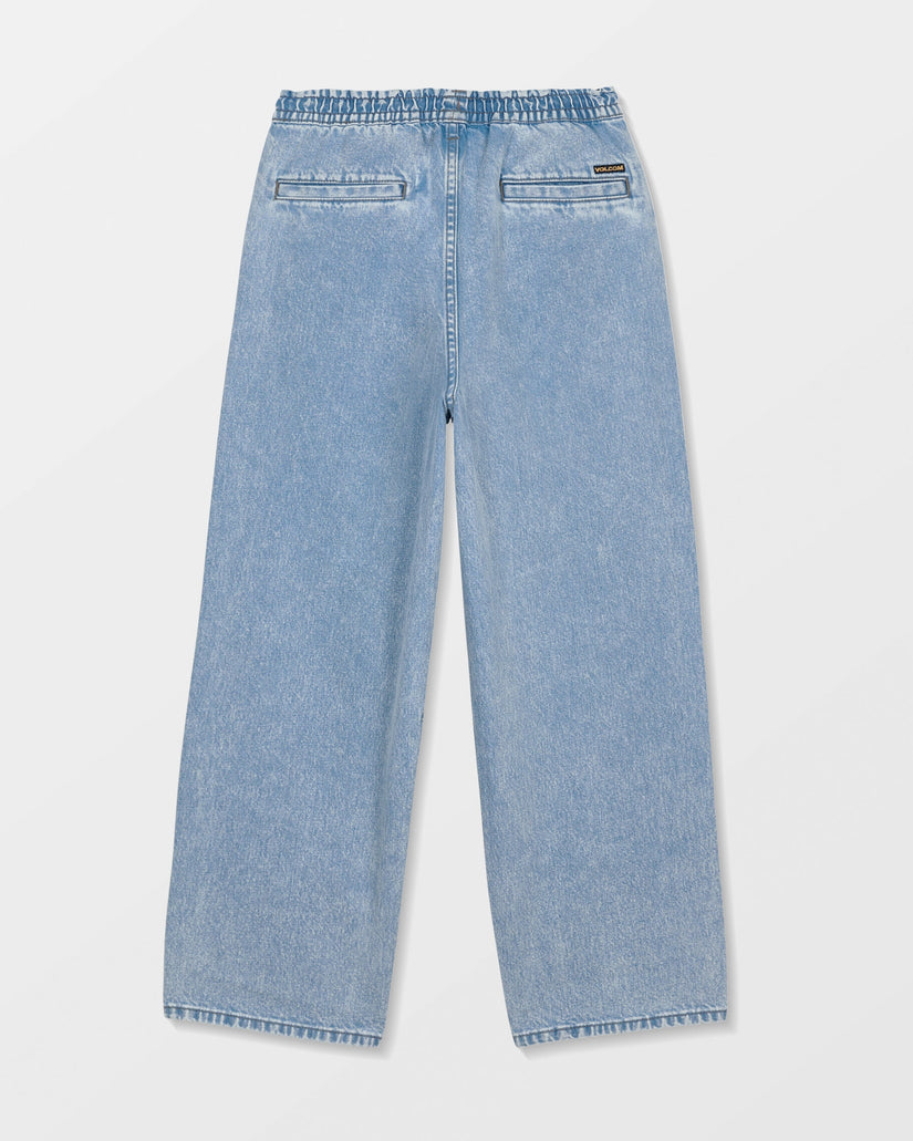 Pantalón vaquero con cintura elástica Freazy Loose - Pale Aqua - (NIÑOS)