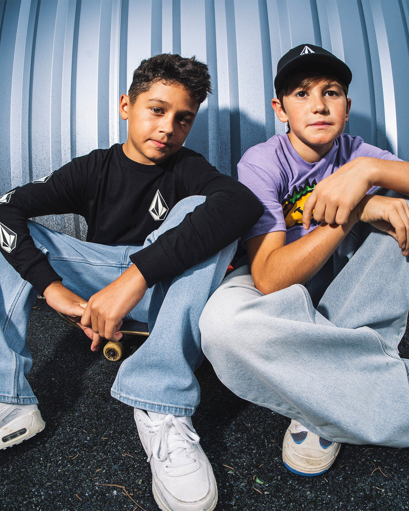 Pantalón Vaquero Con Cintura Elástica Freazy Loose - Blueprint - (NIÑOS)