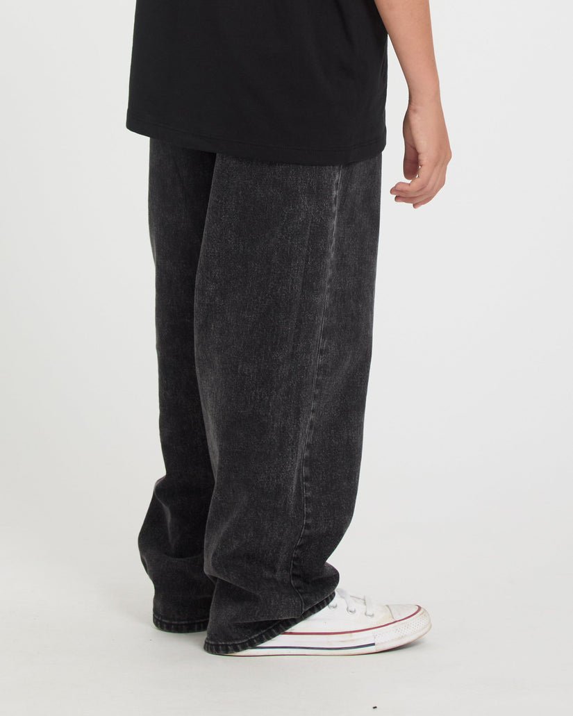 Pantalón vaquero Freazy Loose - Blackity Black - (NIÑOS)