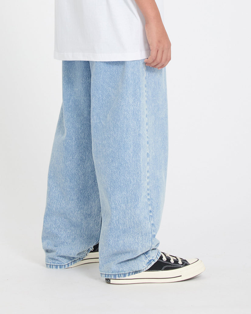 Pantalón vaquero Freazy Loose - Pale Aqua - (NIÑOS)