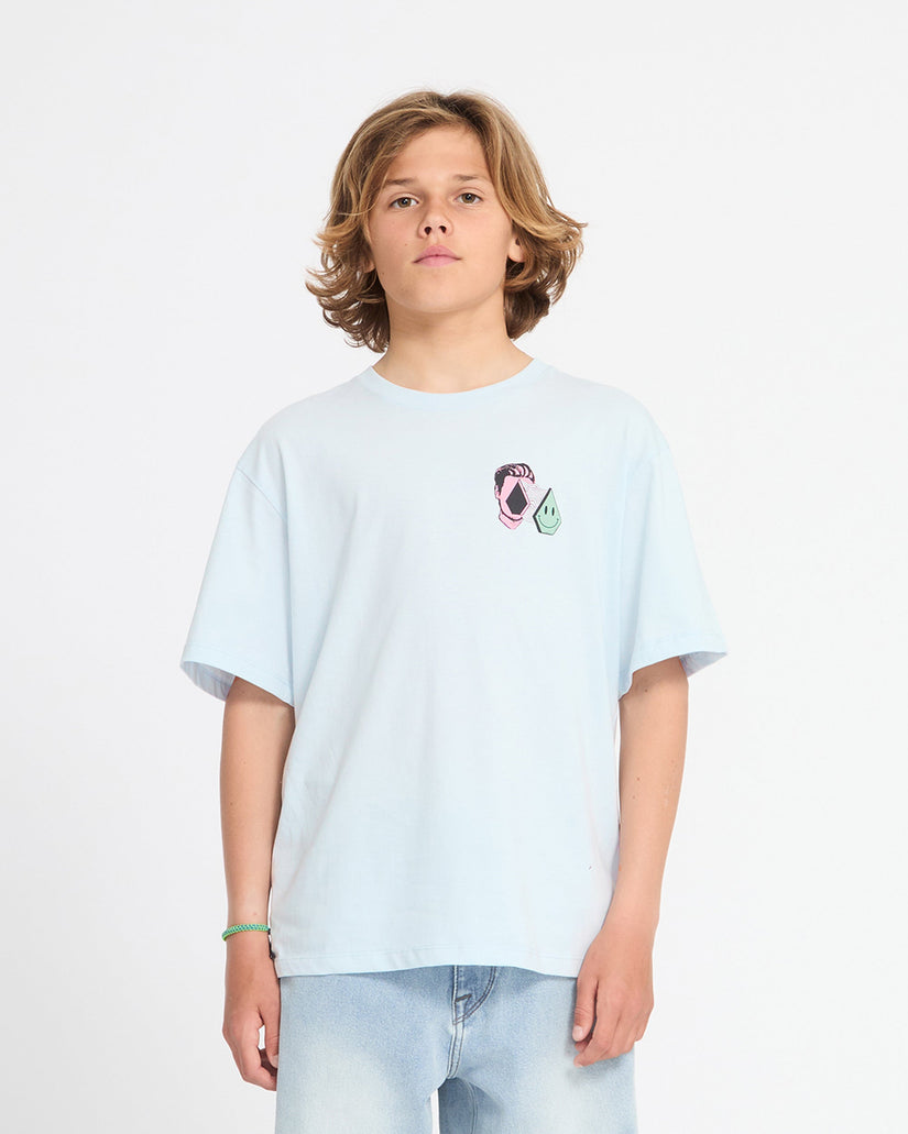 Camiseta Aura - Light Blue Acid - (NIÑOS)