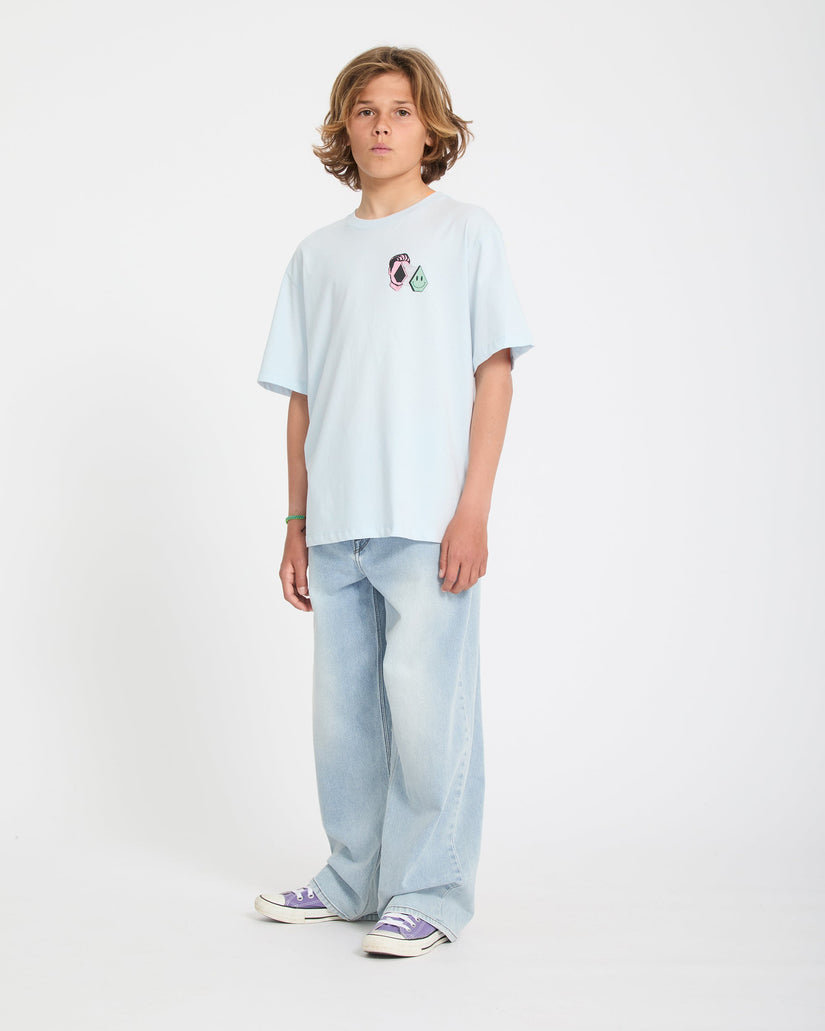 Camiseta Aura - Light Blue Acid - (NIÑOS)