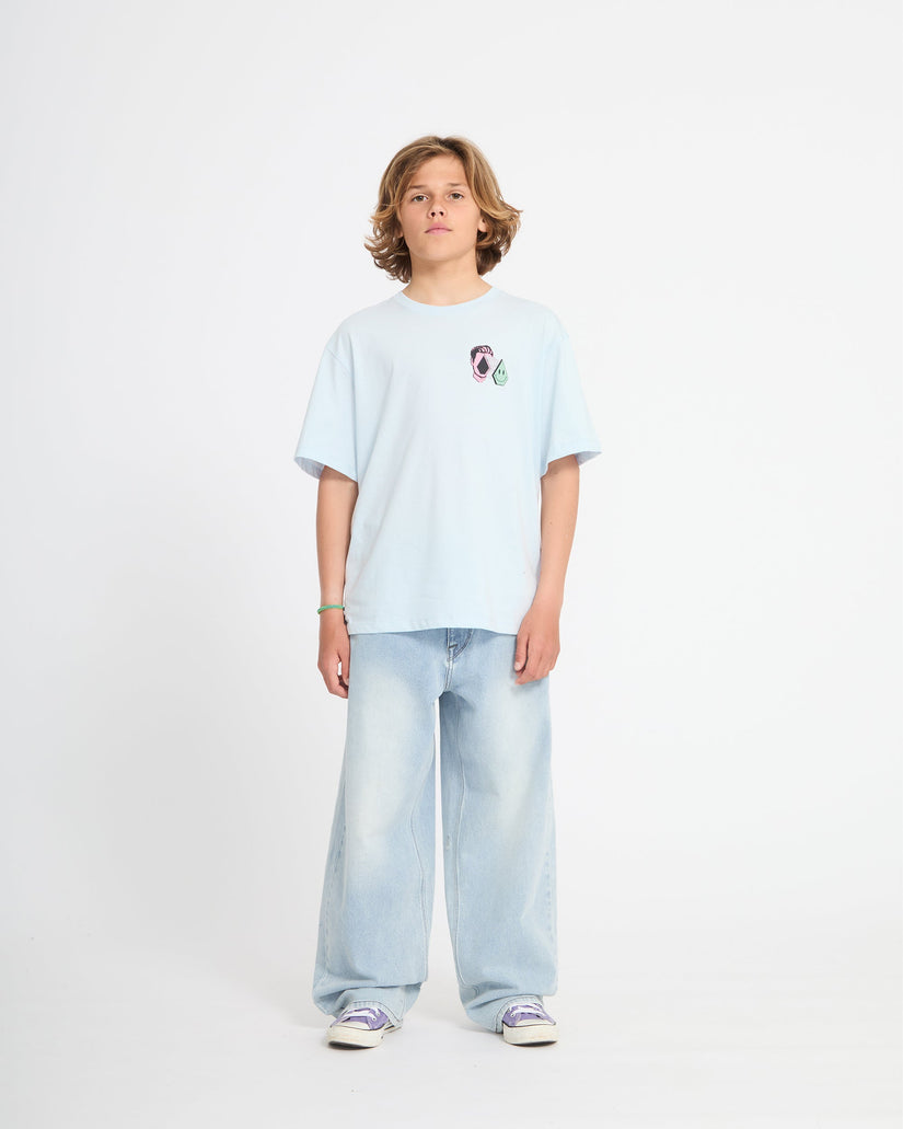 Camiseta Aura - Light Blue Acid - (NIÑOS)