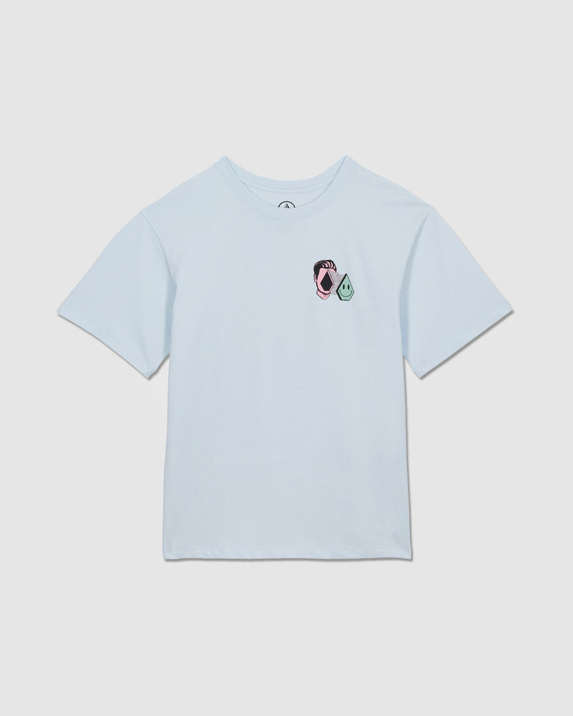 Camiseta Aura - Light Blue Acid - (NIÑOS)