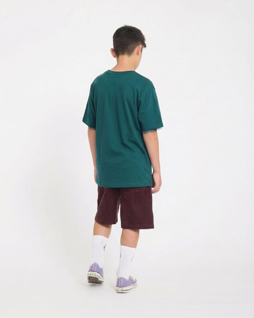 Camiseta Stone Blanks - Rifle Green - (NIÑOS)