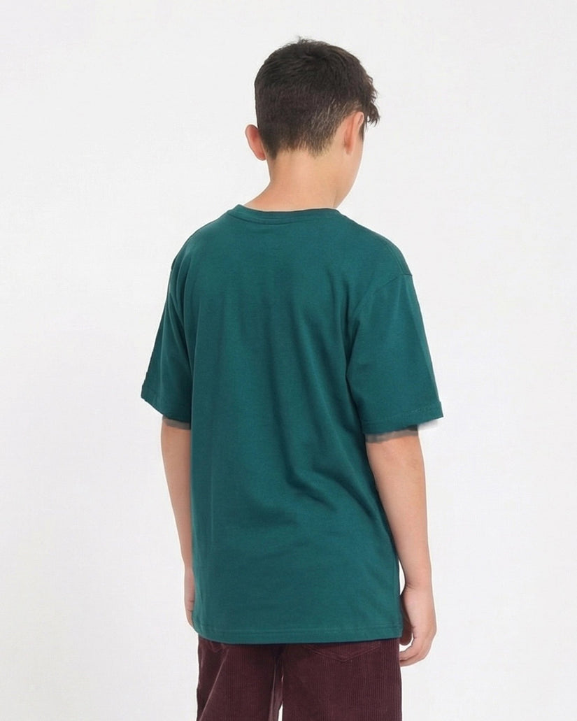 Camiseta Stone Blanks - Rifle Green - (NIÑOS)