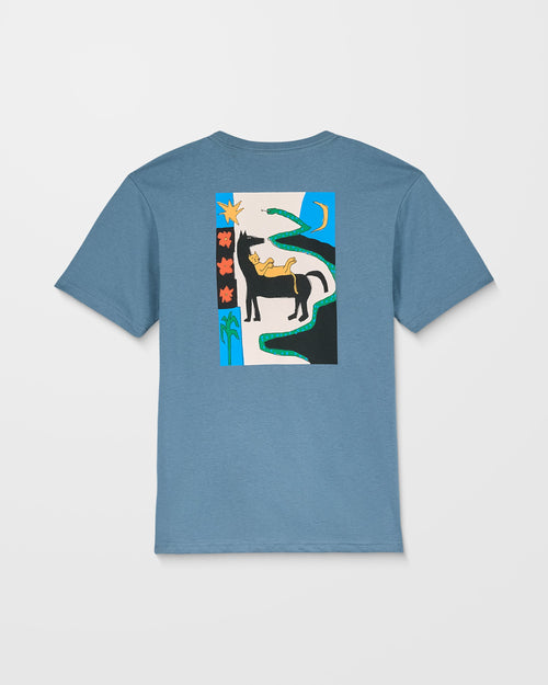 Camiseta Longosnake - Blue Wash - (NIÑOS)