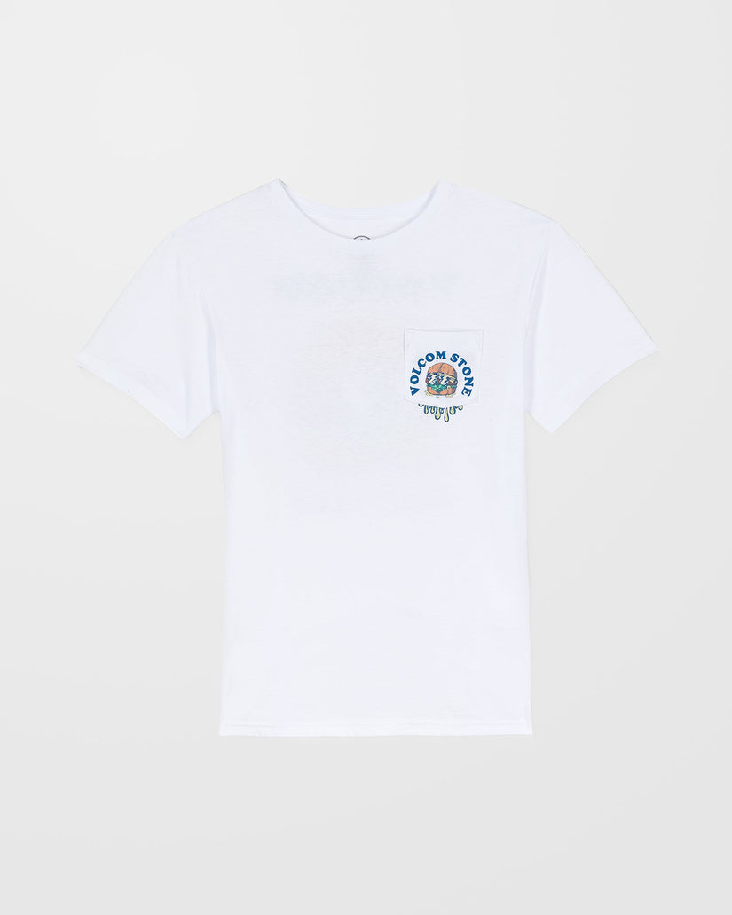 Camiseta Burgstone Pocket - White - (NIÑOS)
