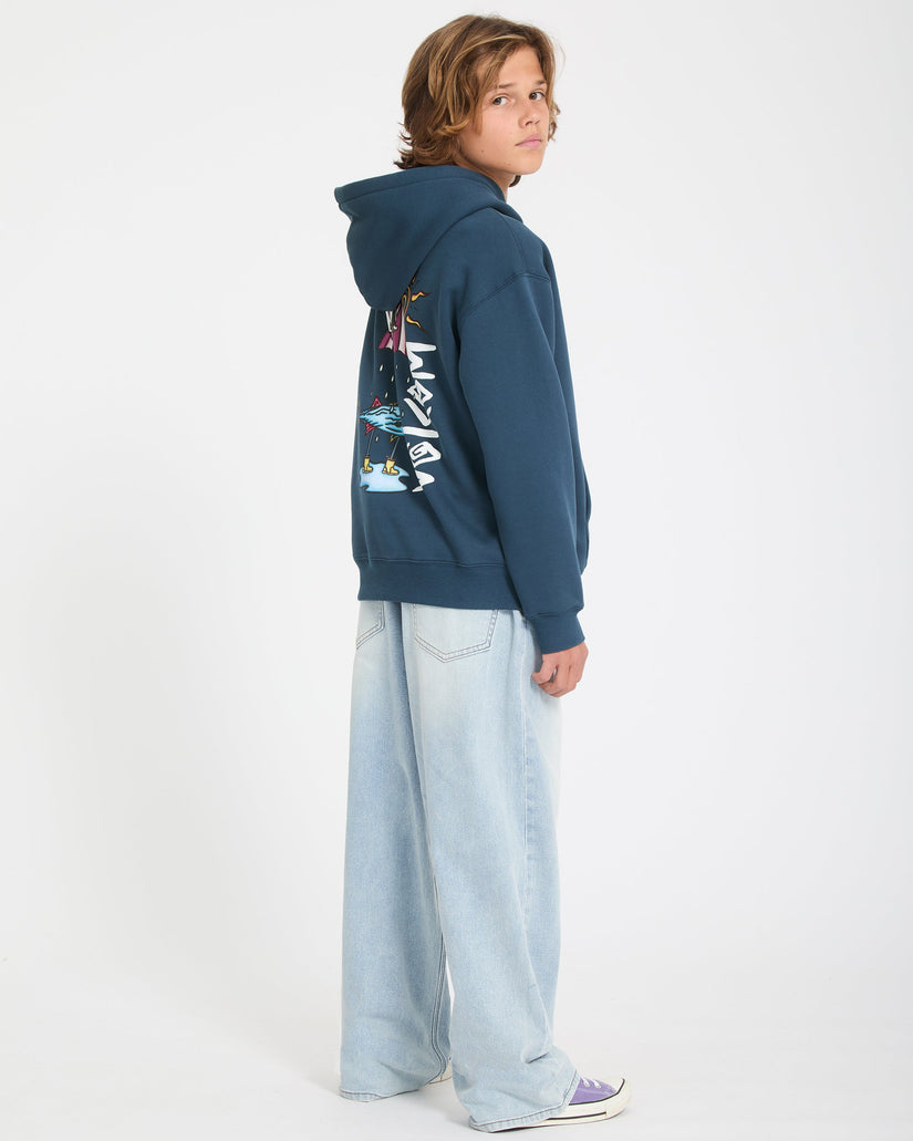 Sudadera con capucha Watanite - Dust Bowl Indigo - (NIÑOS)