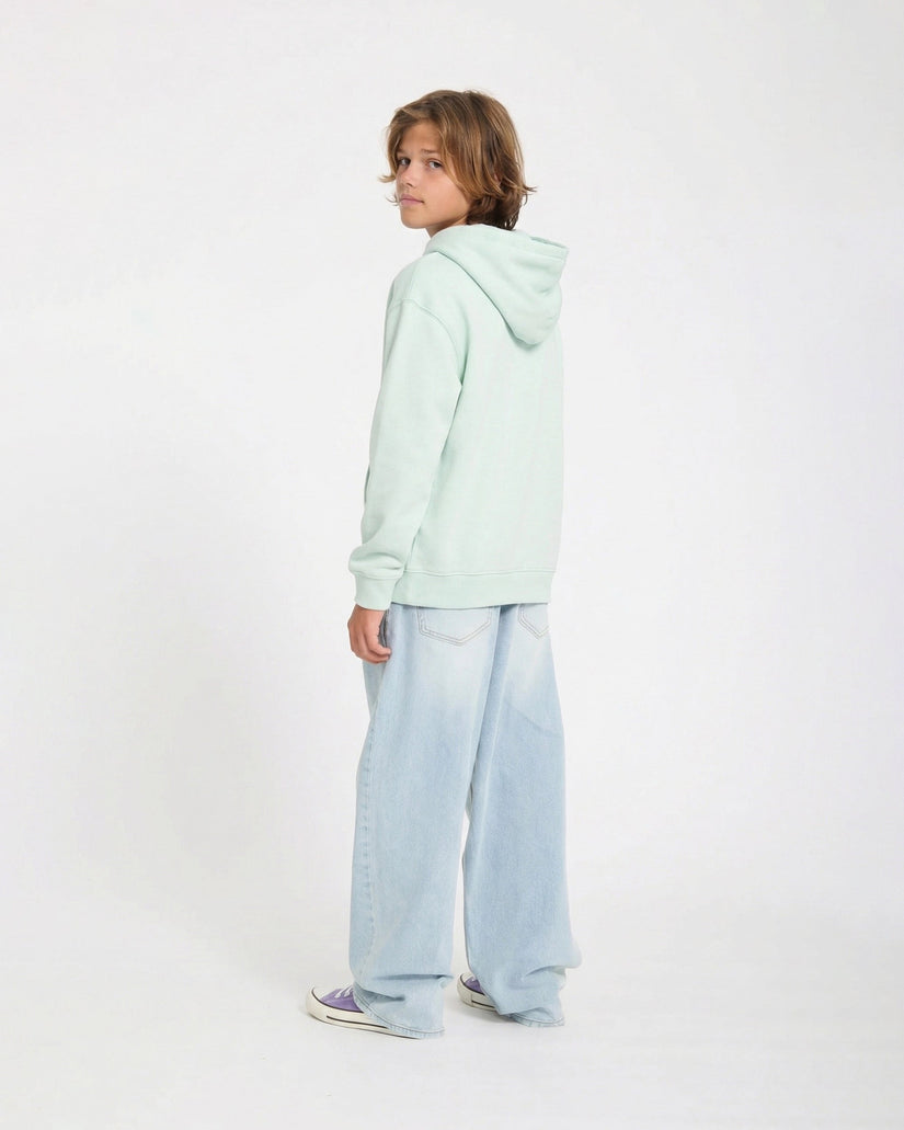 Sudadera con capucha Single Stone - Pale Aqua - (NIÑOS)