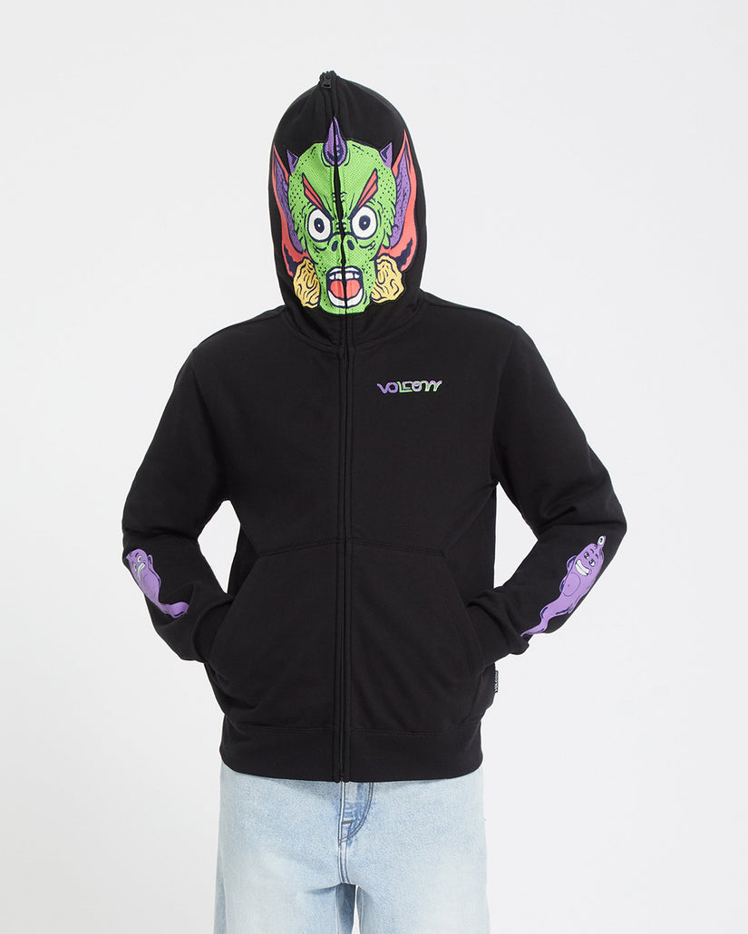 Sudadera con capucha y cremallera Ben Sanair - Black - (NIÑOS)