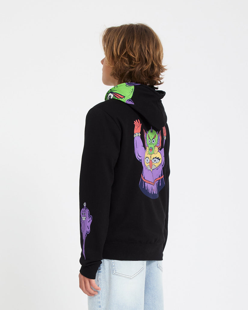 Sudadera con capucha y cremallera Ben Sanair - Black - (NIÑOS)