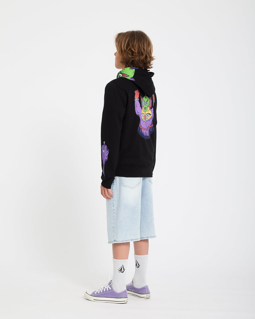 Sudadera con capucha y cremallera Ben Sanair - Black - (NIÑOS)