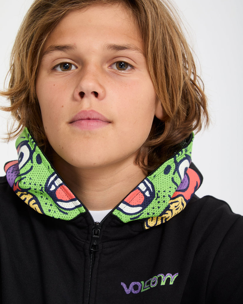 Sudadera con capucha y cremallera Ben Sanair - Black - (NIÑOS)