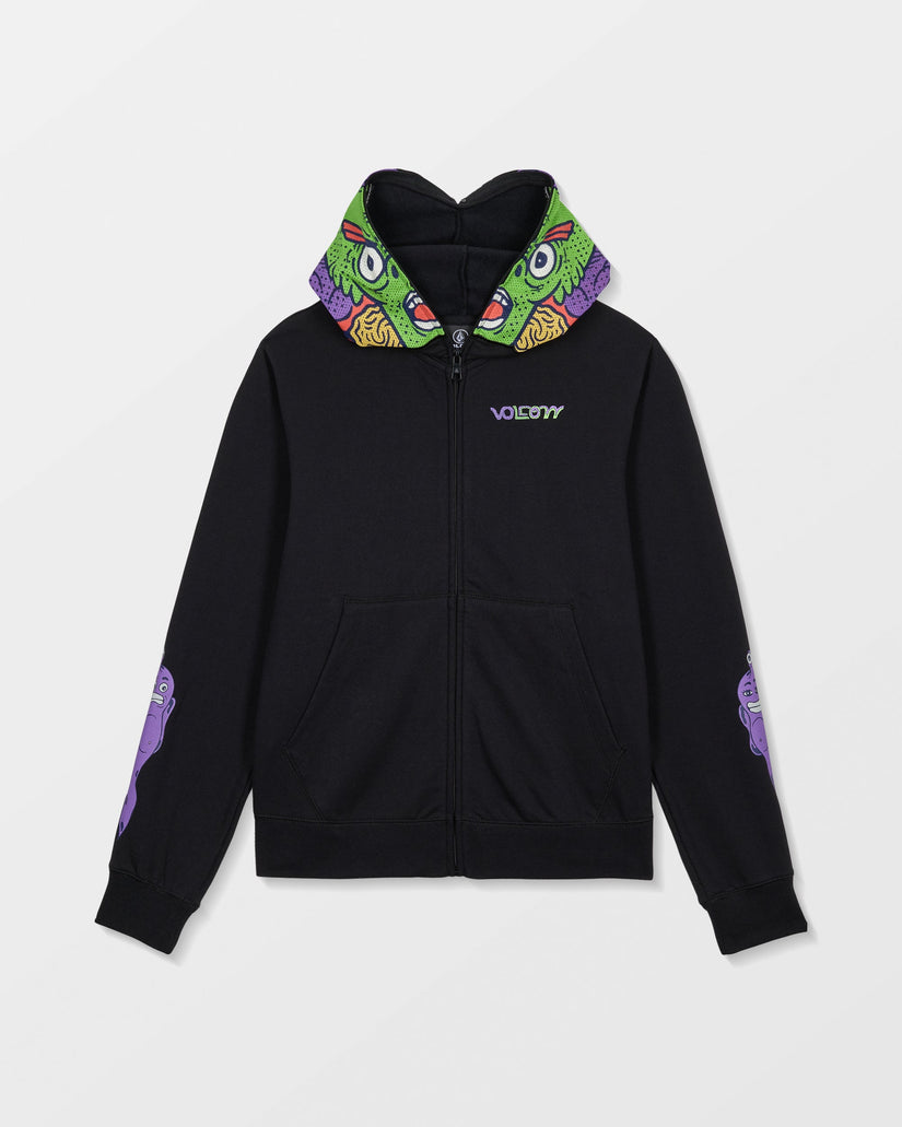 Sudadera con capucha y cremallera Ben Sanair - Black - (NIÑOS)