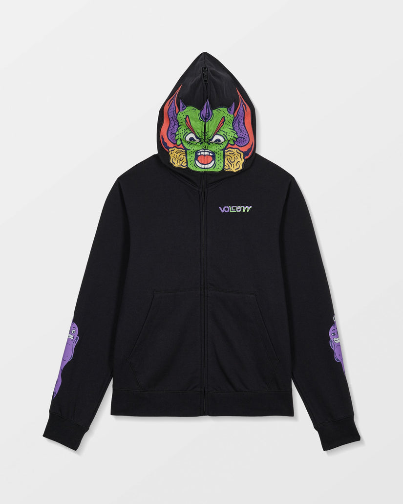 Sudadera con capucha y cremallera Ben Sanair - Black - (NIÑOS)