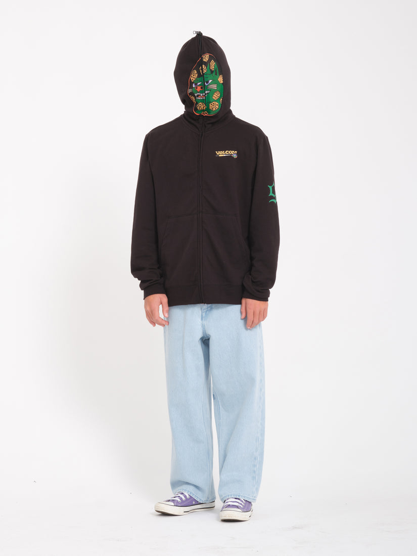 Sudadera Nando Von Arb Full Zip  - BLACK - (NIÑOS)