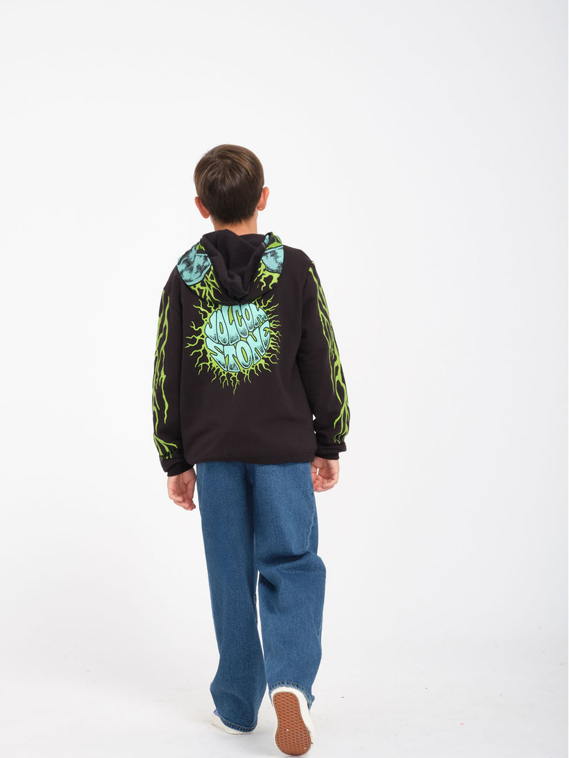 Sudadera con Capucha Alien Full Zip Hoodie - Black - (NIÑOS)