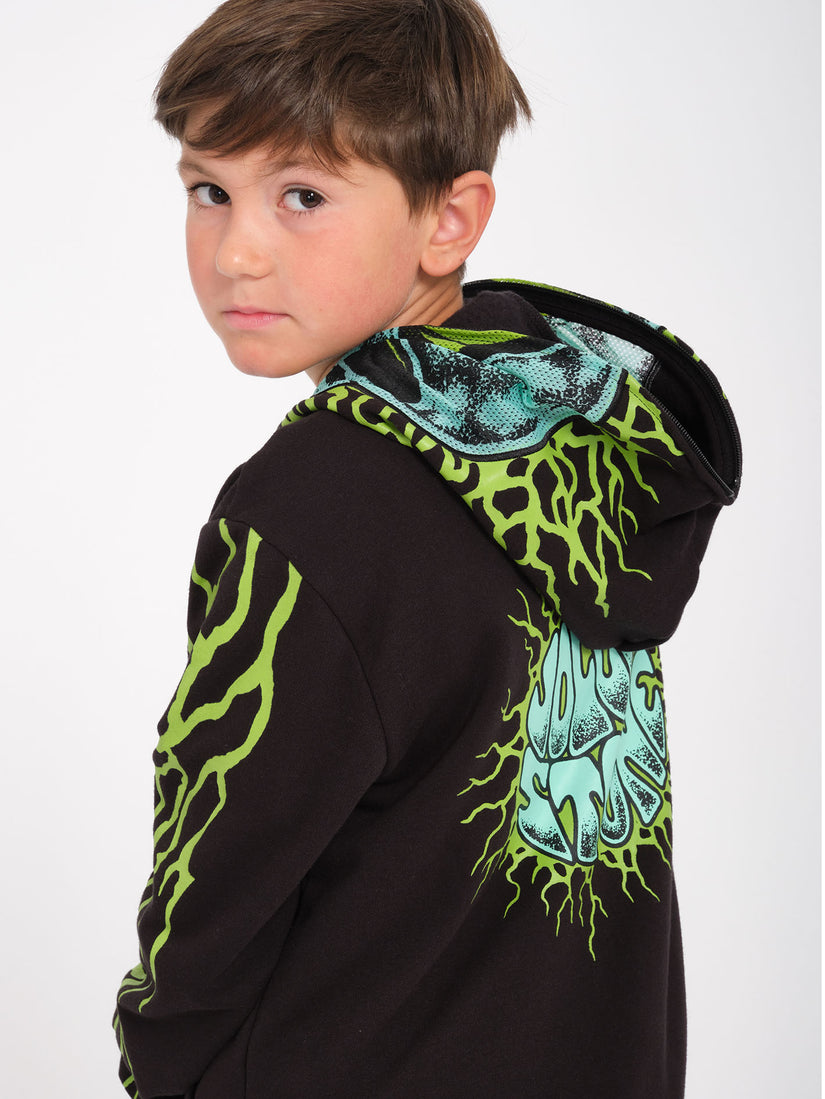 Sudadera con Capucha Alien Full Zip Hoodie - Black - (NIÑOS)
