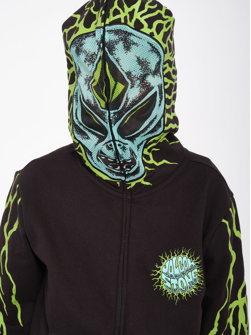 Sudadera con Capucha Alien Full Zip Hoodie - Black - (NIÑOS)