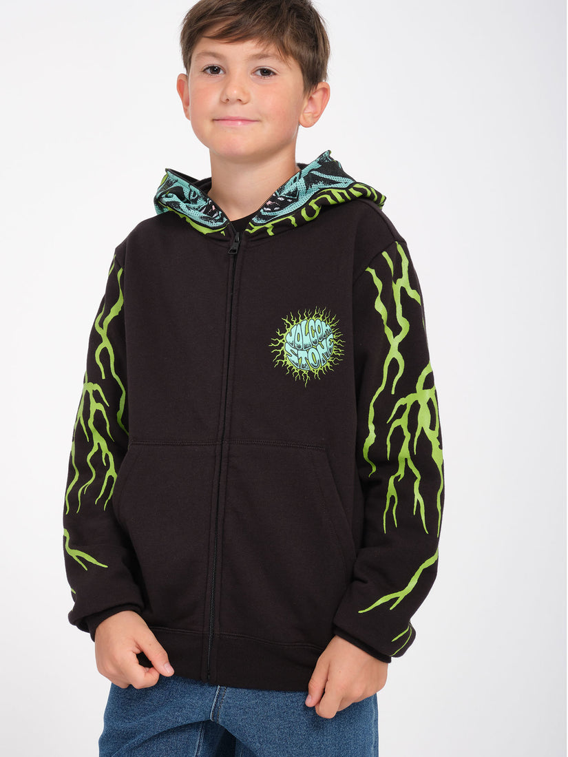Sudadera con Capucha Alien Full Zip Hoodie - Black - (NIÑOS)