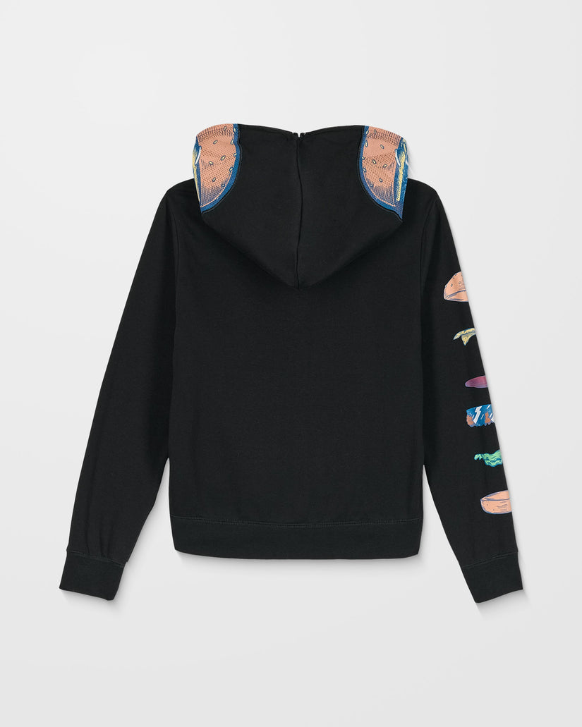 Sudadera Con Capucha Y Cremallera Burgstone - Black - (NIÑOS)