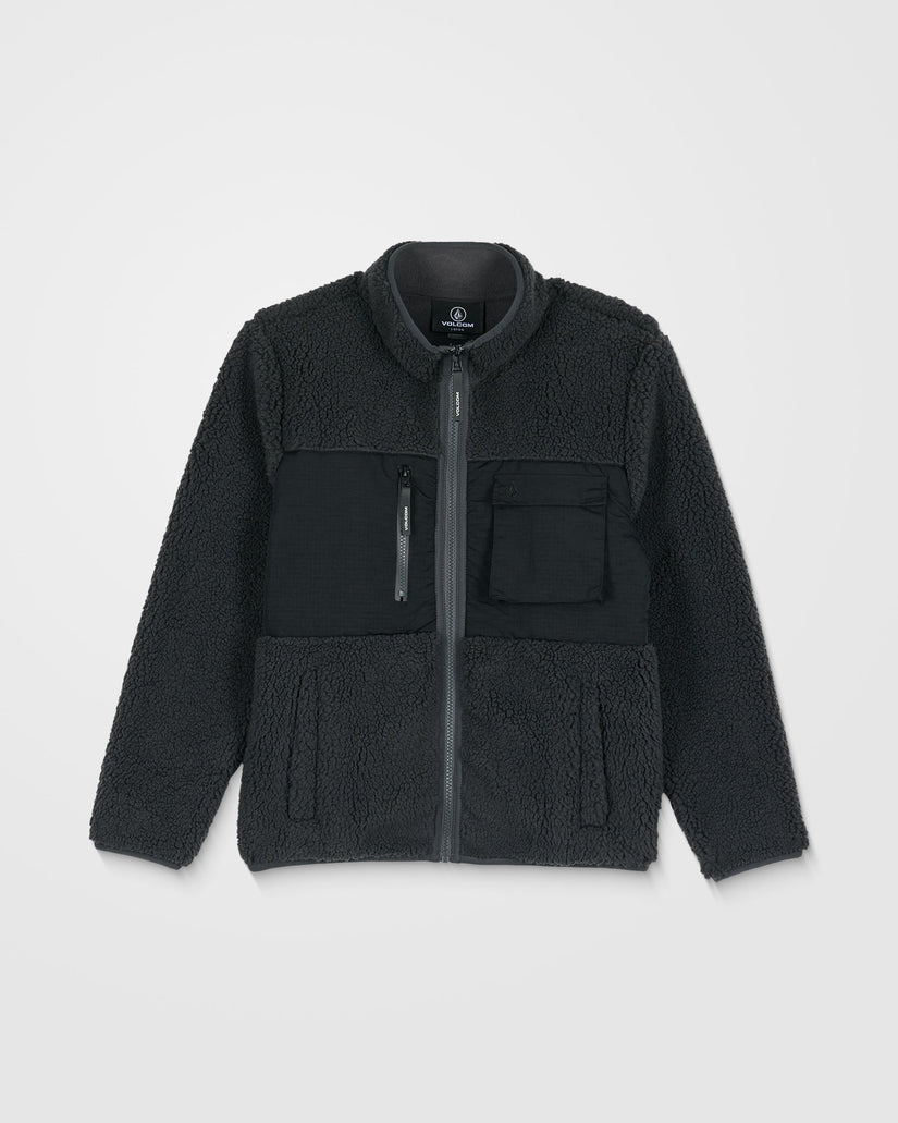 Chaqueta Storm Stone Zip Sherpa - Asphalt Black - (NIÑOS)