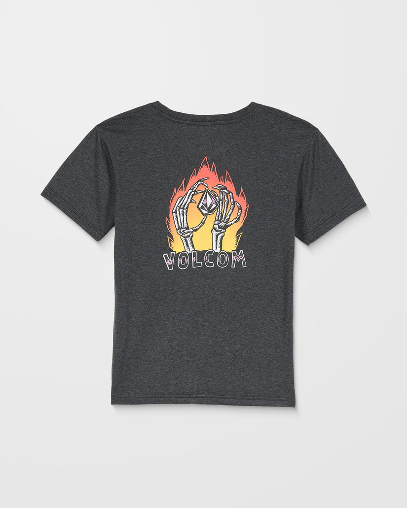 Camiseta Volfire Hth - Heather Black - (NIÑOS)