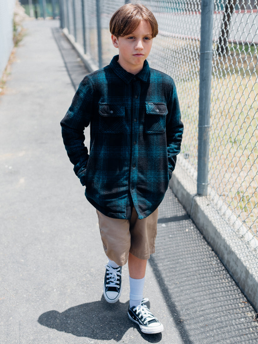 Sobrecamisa de Felpa Bowered - Evergreen - (NIÑOS)