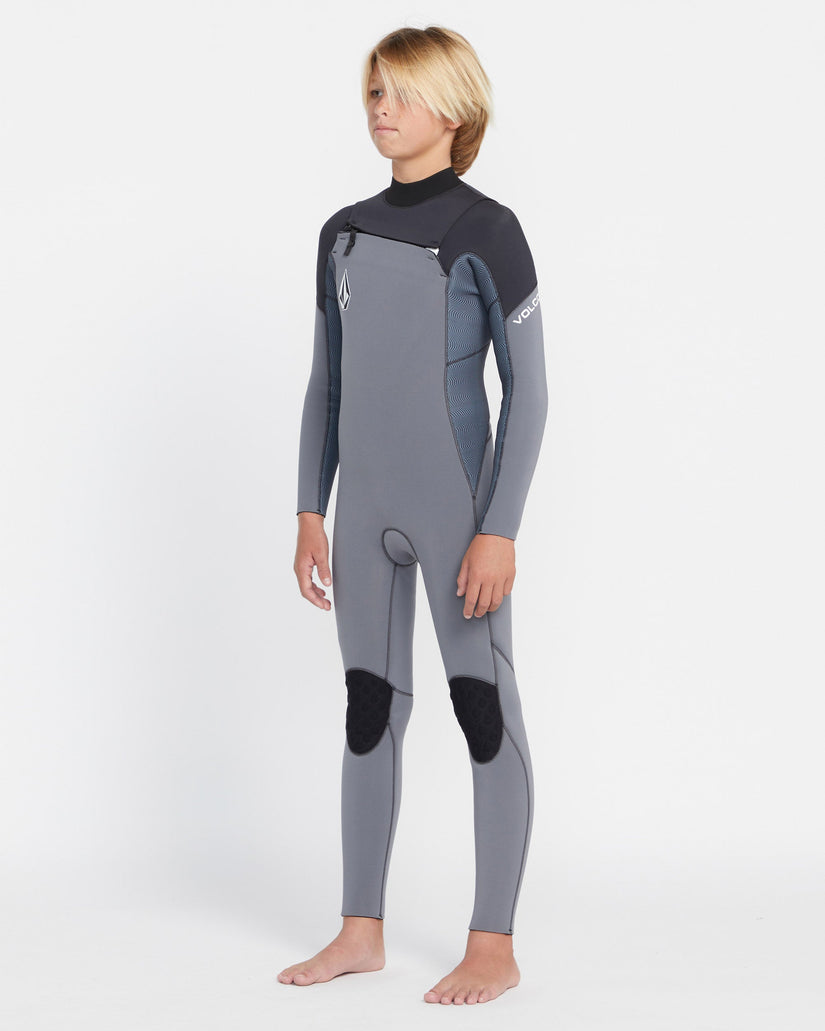 Traje de neopreno de manga larga y cremallera en el pecho Modulator 4/3Mm - Charcoal - (NIÑOS)