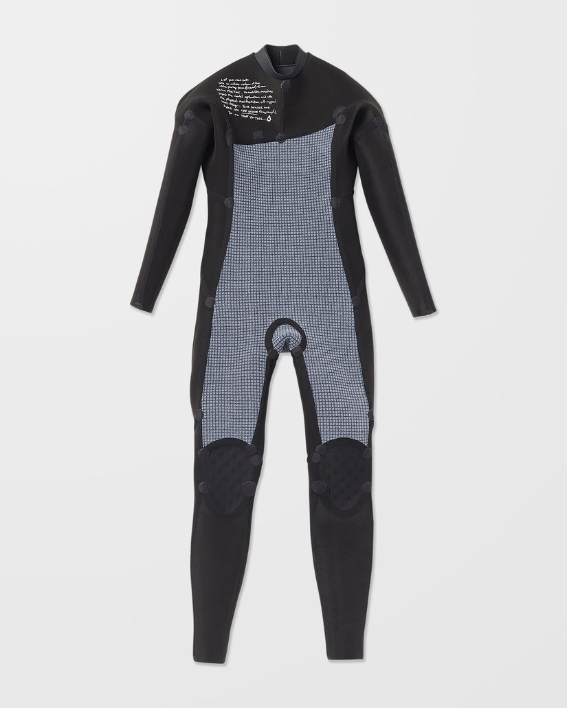 Traje De Neopreno Completo Con Cremallera Y Manga Larga 3/2 Mm - Charcoal - (NIÑOS)