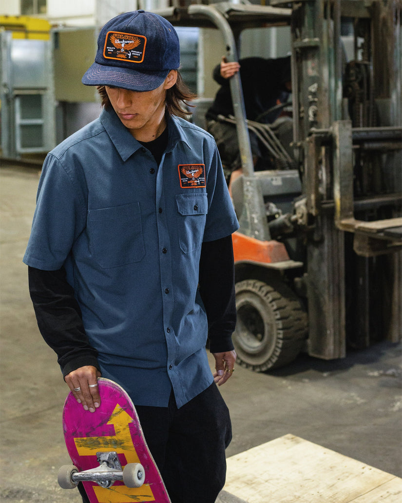 Gorra Hammered Workwear - Dust Bowl Indigo