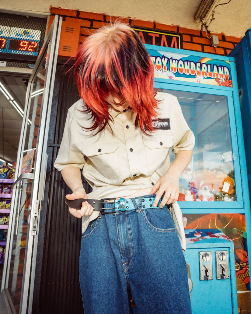 Cinturón Volcom Ent - RESIN BLUE