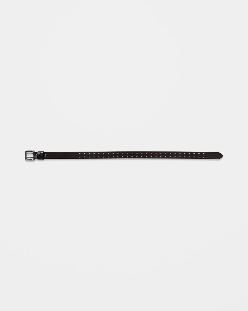 Cinturón De Cuero Two Spike - Brown