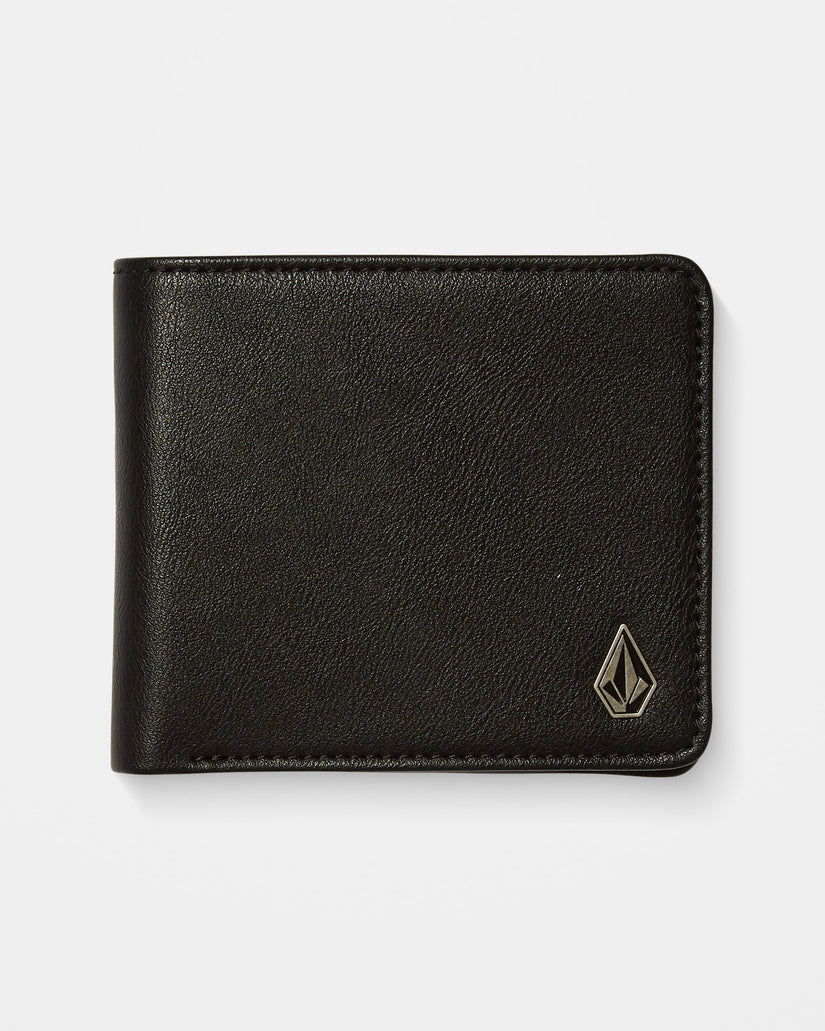 Cartera Slim Stone Small - Black