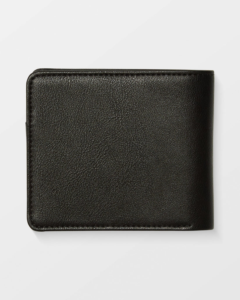 Cartera grande Slim Stone - Black
