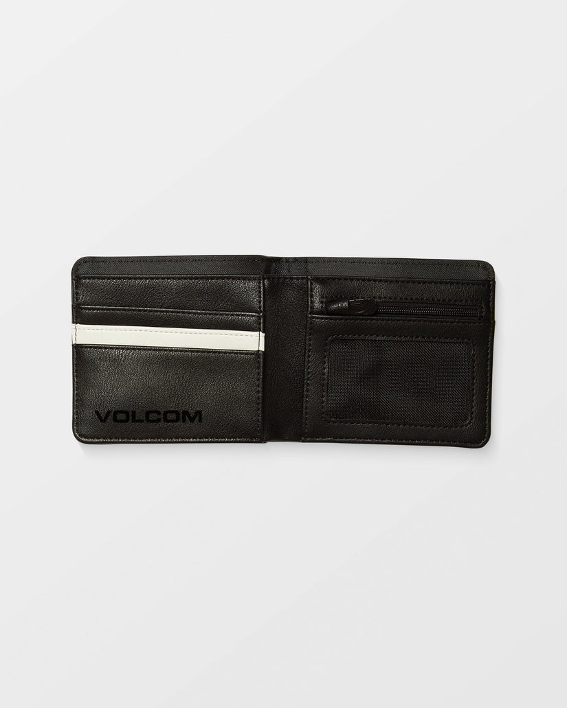Cartera grande Slim Stone - Black