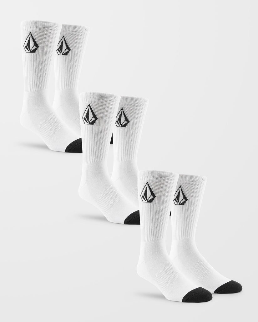 Calcetines Full Stone (Pack De 3) - White