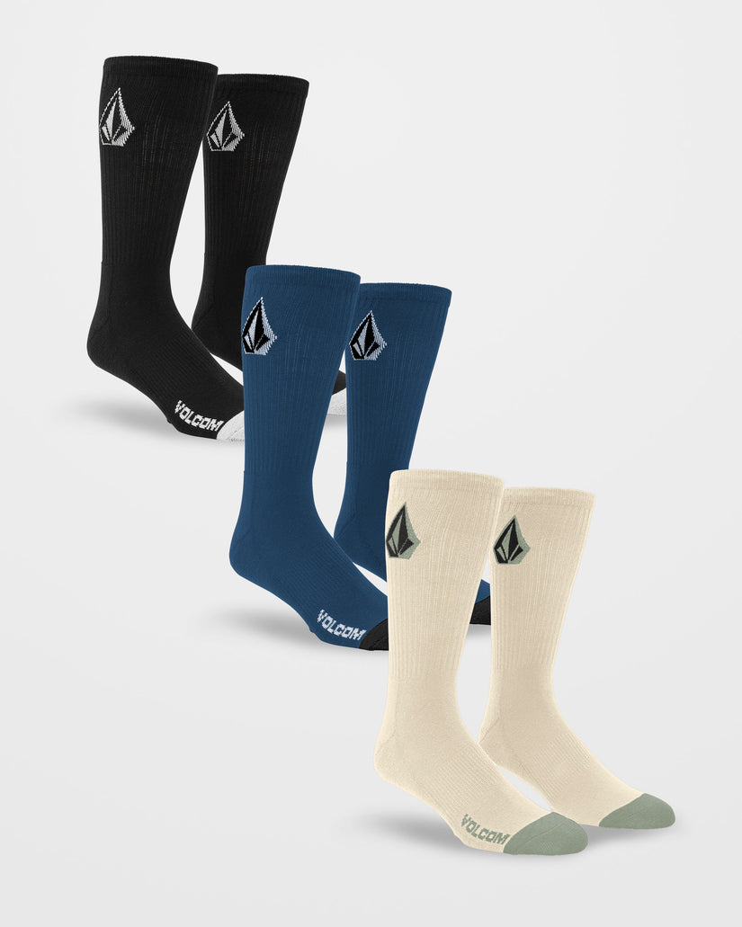 Calcetines Full Stone Mix Socks (Pack de 3) - PALE KHAKI