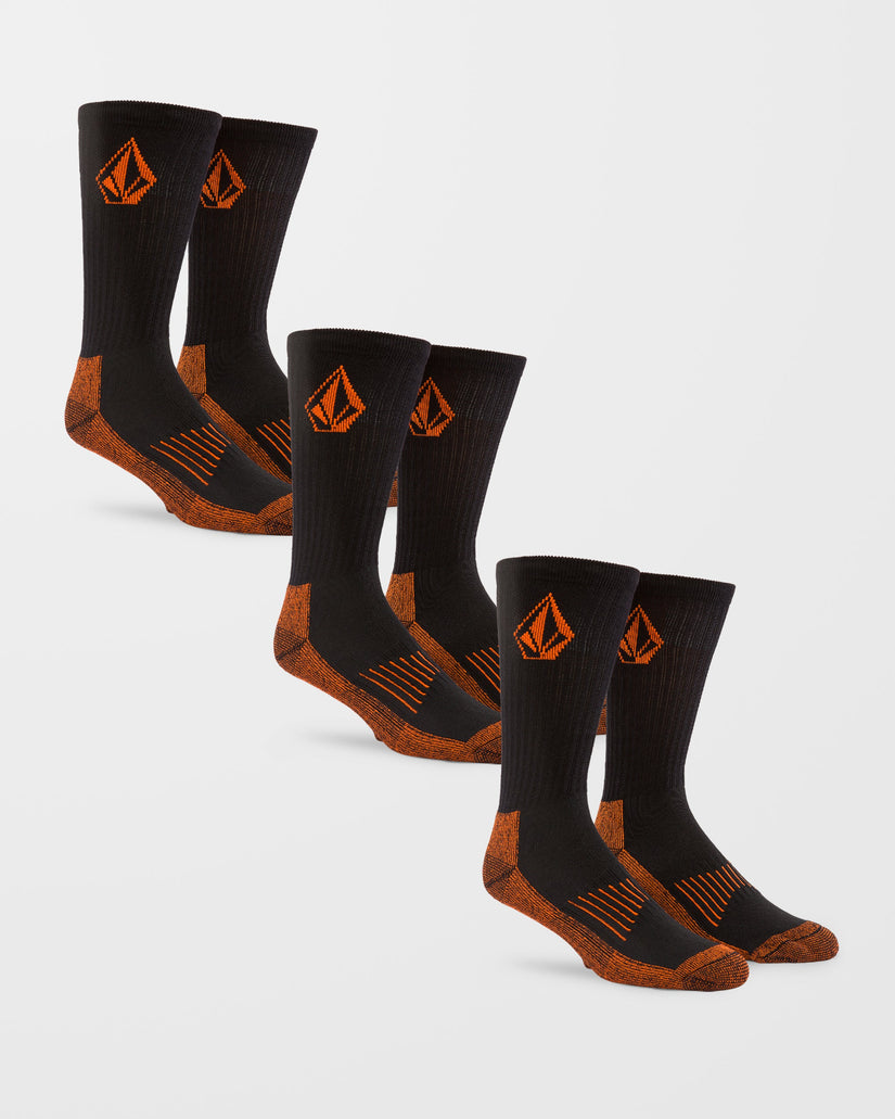 Calcetines Volcom Workwear (Pack de 3) - Black