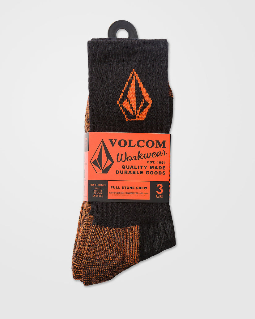 Calcetines Volcom Workwear (Pack de 3) - Black
