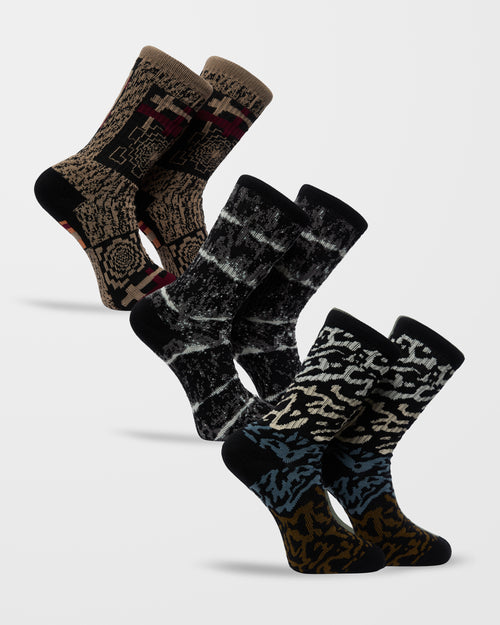 Calcetines Printa Stoney (Pack de 3) - Multi