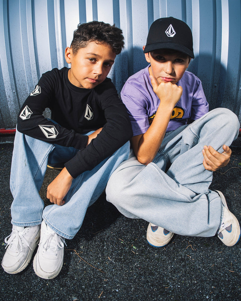 Gorra Full Stone Flexfit - Black  - (NIÑOS)