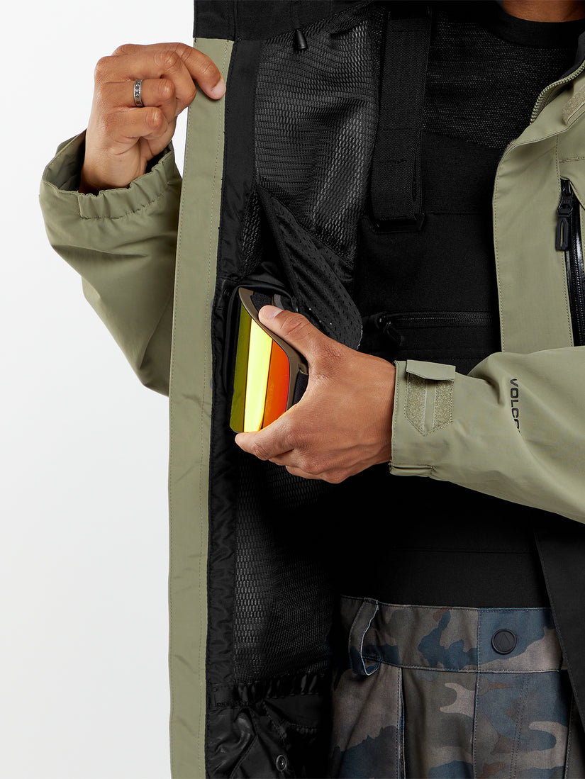 Chaqueta de Gore-Tex L Insulated - LIGHT MILITARY