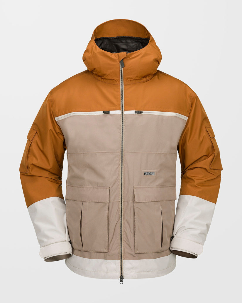 Chaqueta Nightbreaker 20K Chestnut Brown Hombre Volcom